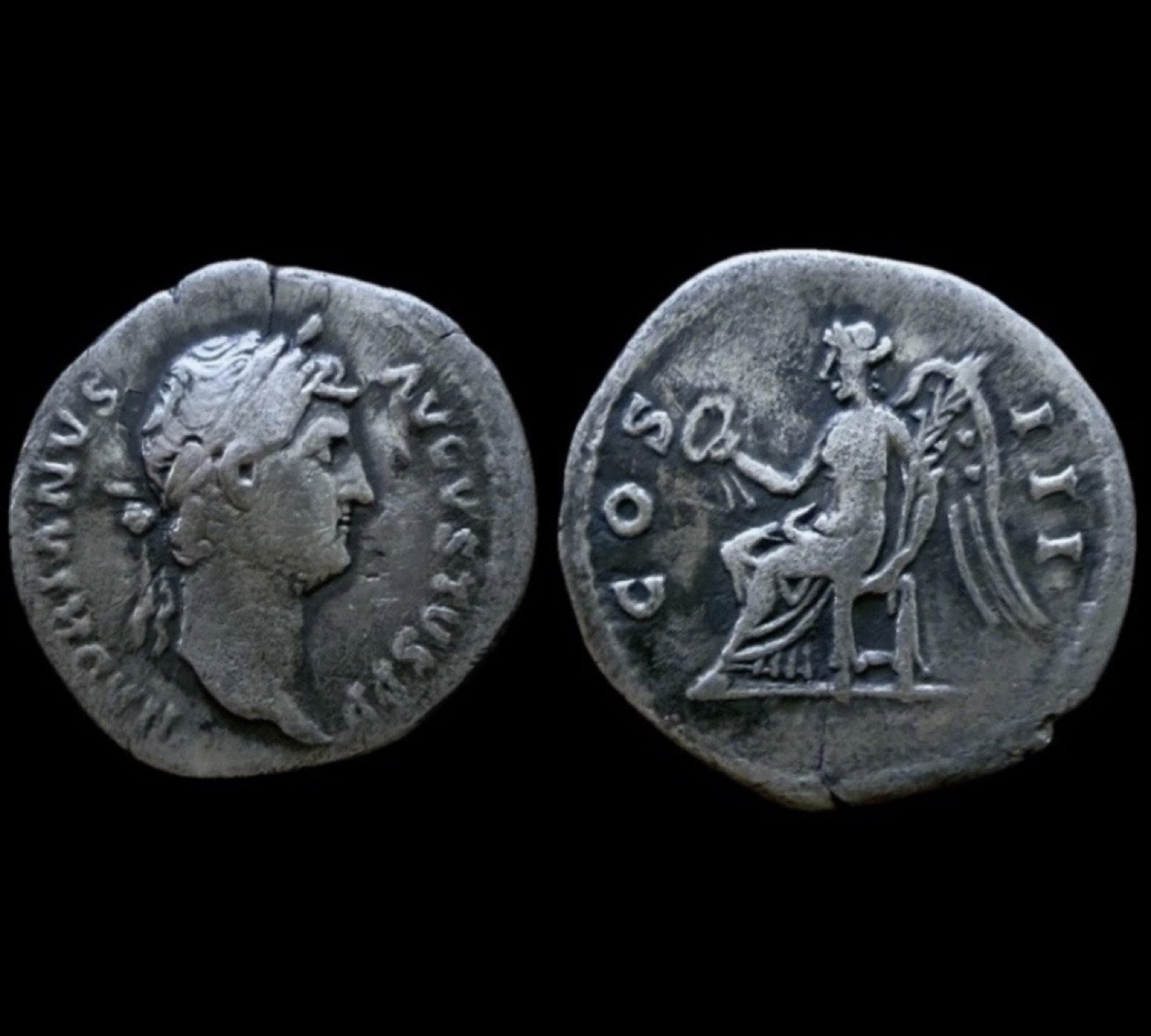 Hadrian Denarius Victory